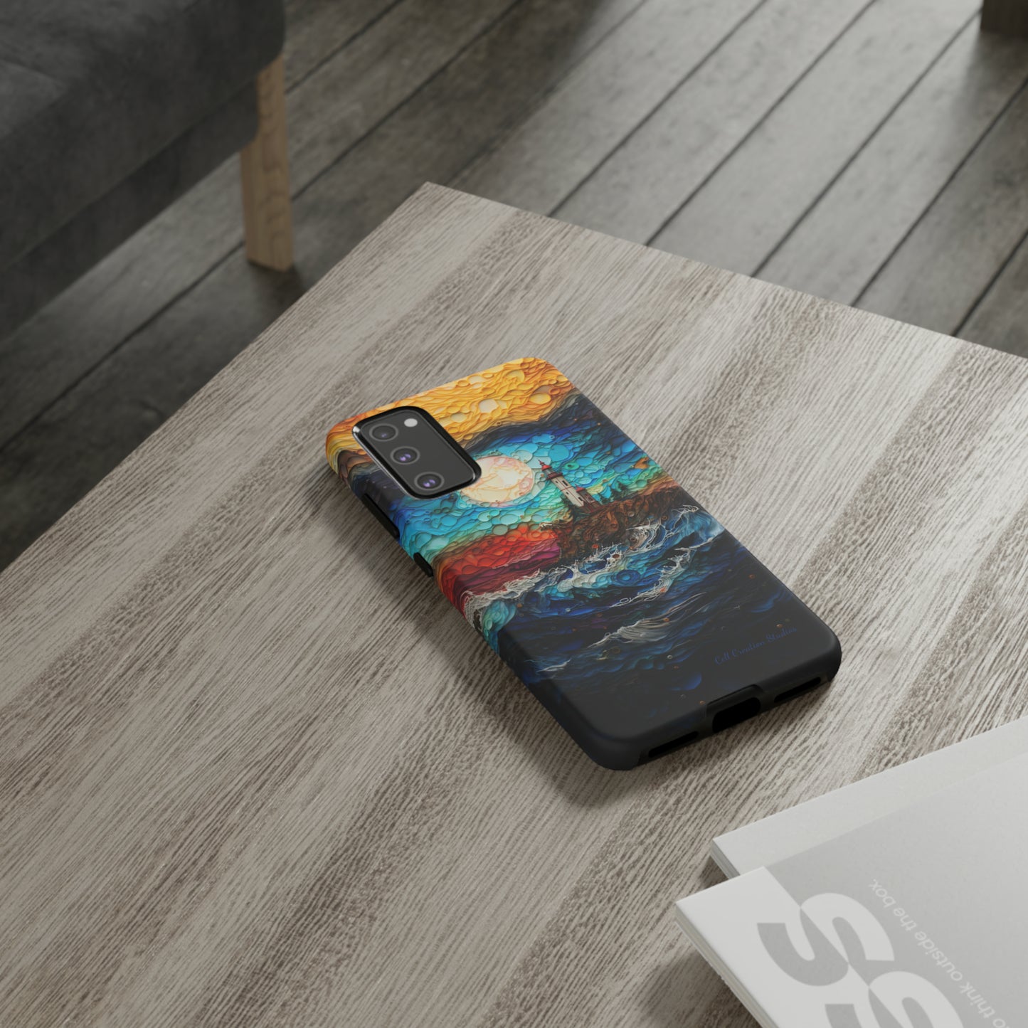 "Coastal Canvas Guardian" -Tough Samsung Phone Cases