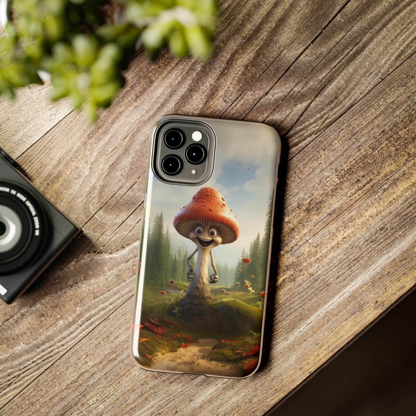 Introducing the "Smiling Mushroom" Cell Phone Case – Spread Joy with Every Glance! -Tough Phone Cases