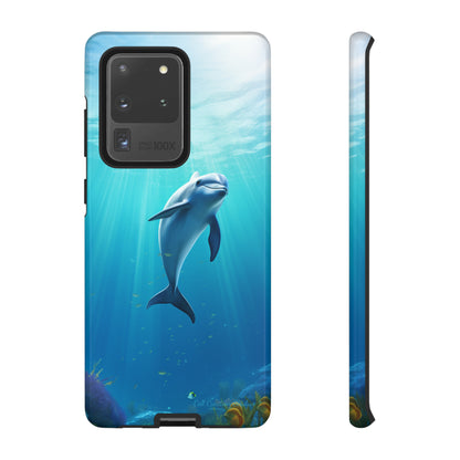 The "Dolphin Serenity" -Tough Samsung Phone Cases