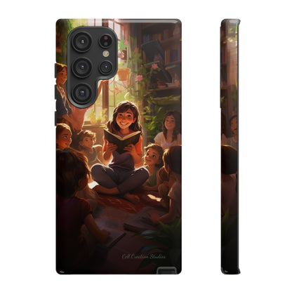 Introducing the "Inspiring Teacher's Tale" Cell Phone Case – Capture the Joy of Storytime -Tough Cases