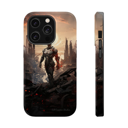 Introducing the "Cyber Guardian" Cell Phone Case – Embrace Futuristic Heroism -MagSafe Tough Cases