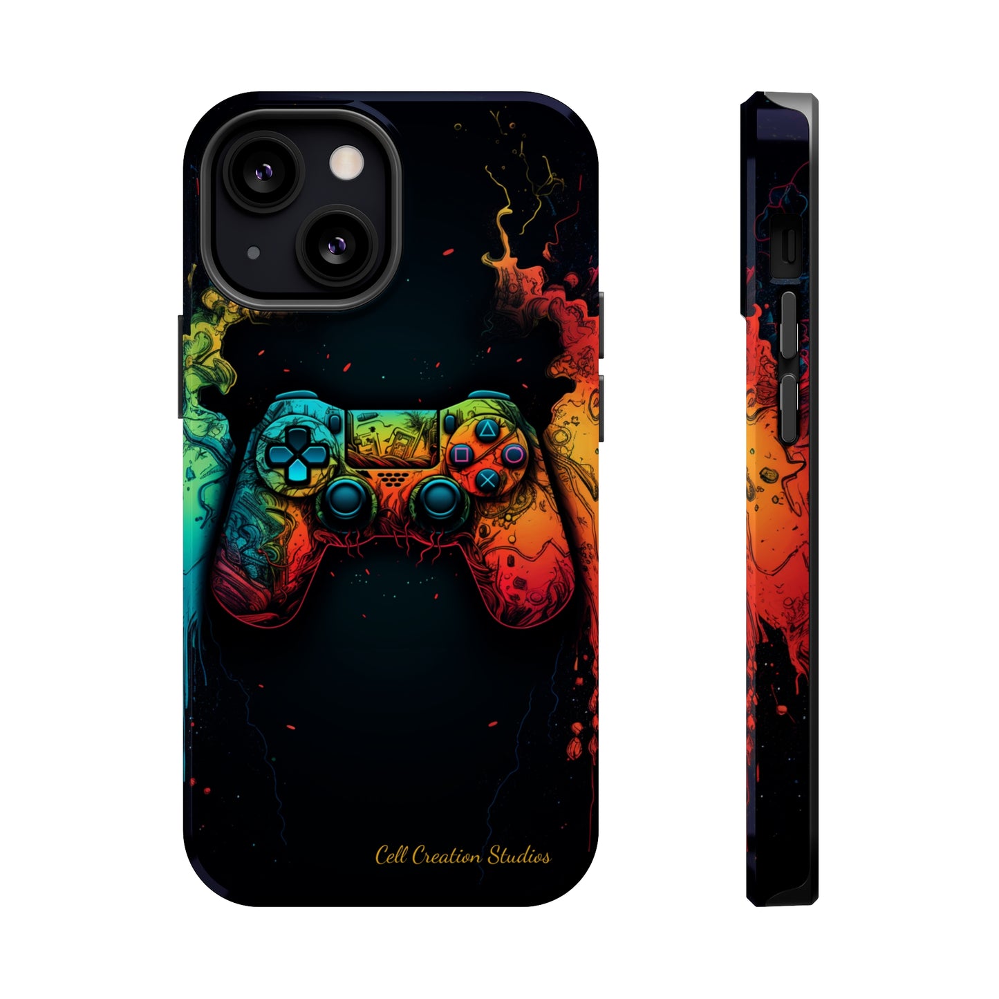 "ColorBlast Gaming" -MagSafe Tough iPhone Cases