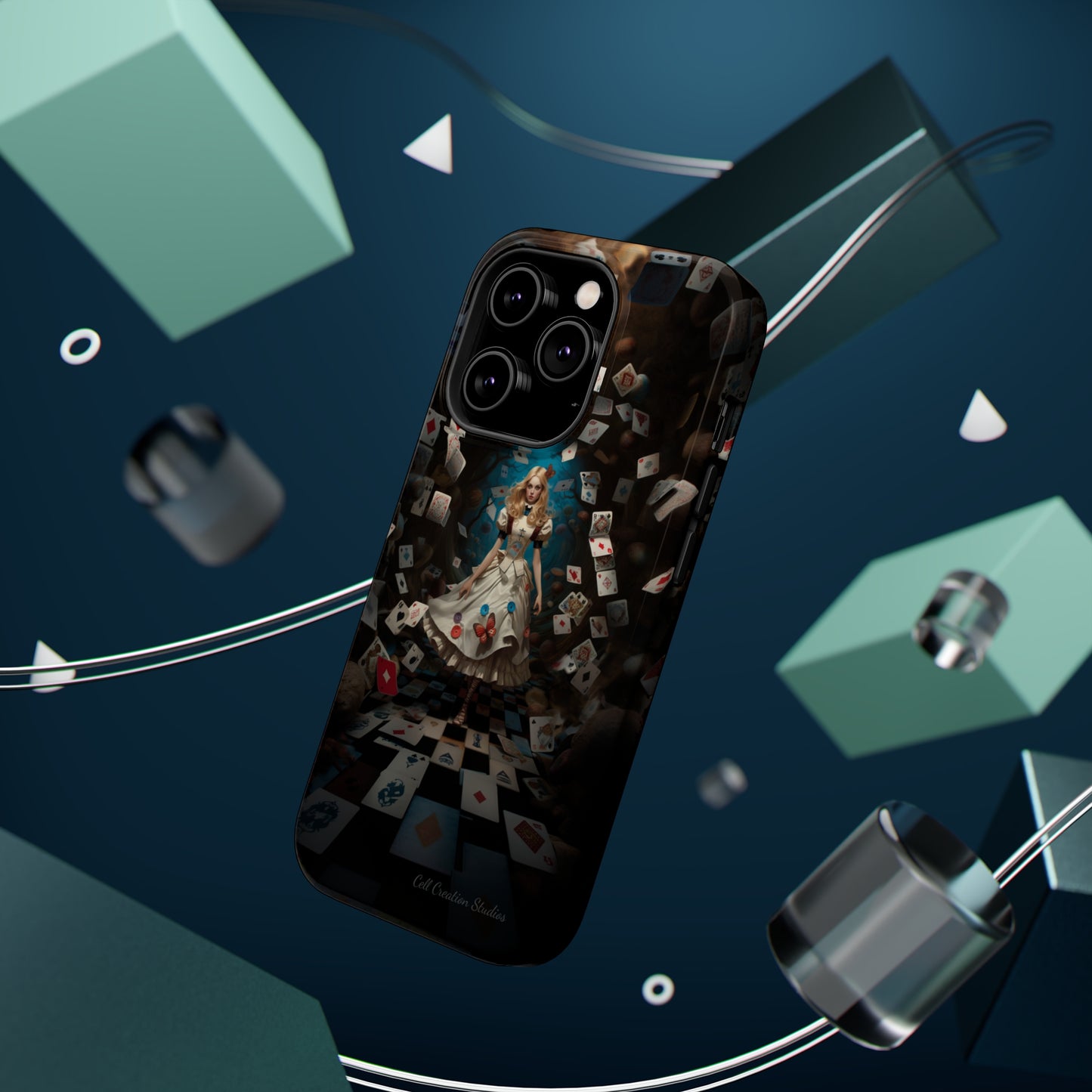 Introducing the "Alice in Wonderland" Cell Phone Case – A Journey Through Imagination -MagSafe Tough Cases