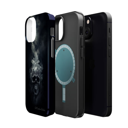 "Ethereal Skull Noir" -MagSafe Tough iPhone Cases