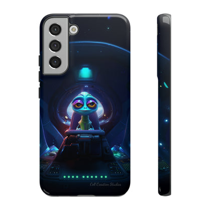 The "Cosmic Cruising Bored Alien" Phone Case -Tough Cases