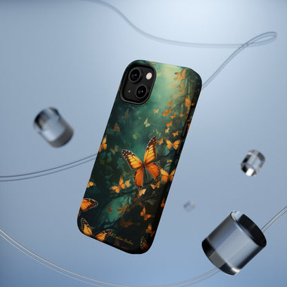 Introducing the "Butterfly Symphony" Cell Phone Case – Embrace the Dance of Nature! -MagSafe Tough Cases