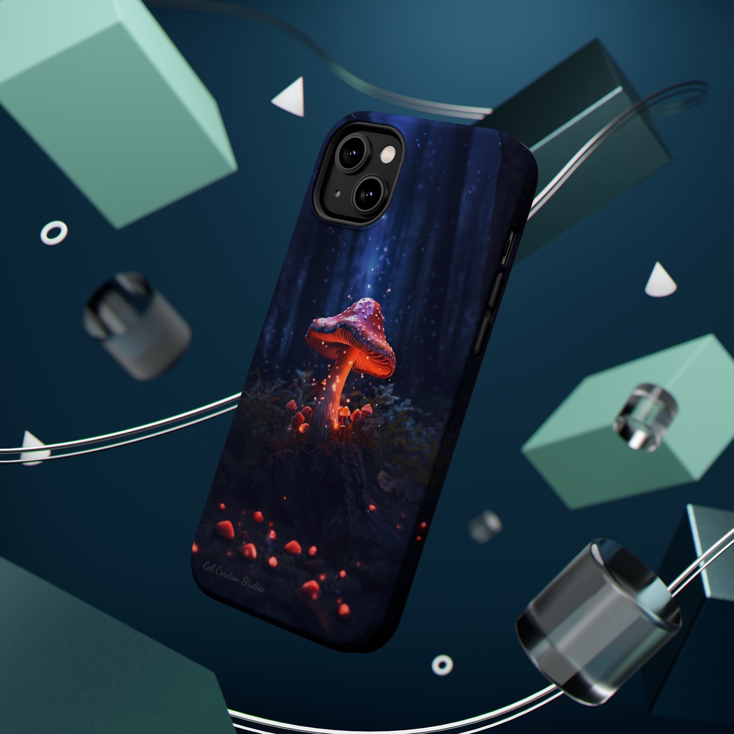 Introducing the "Enchanted Magic Mushroom" Cell Phone Case – Unveil the Mystical Realm -MagSafe Tough Cases