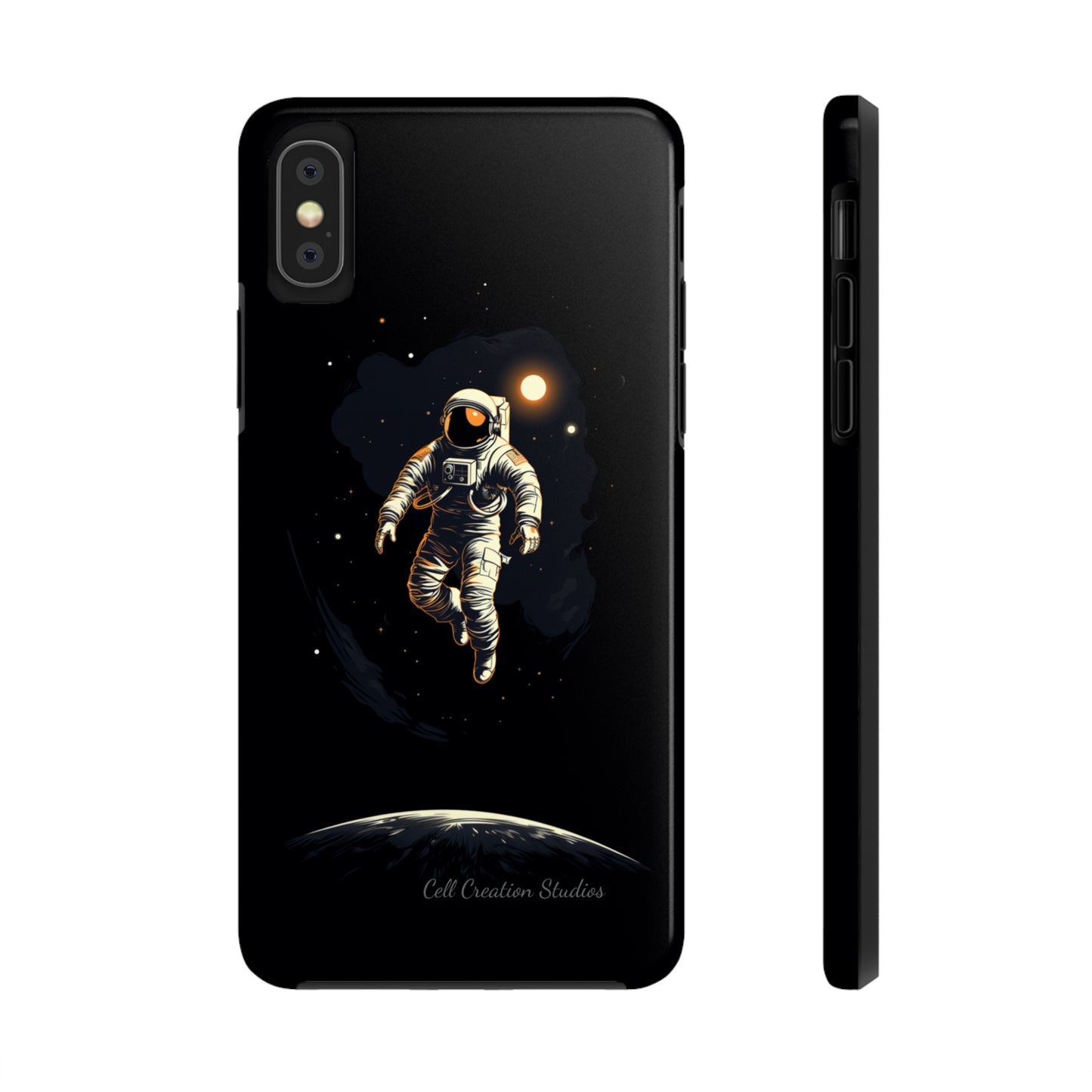 "Cosmic Explorer Astronaut" -Tough iPhone Cases