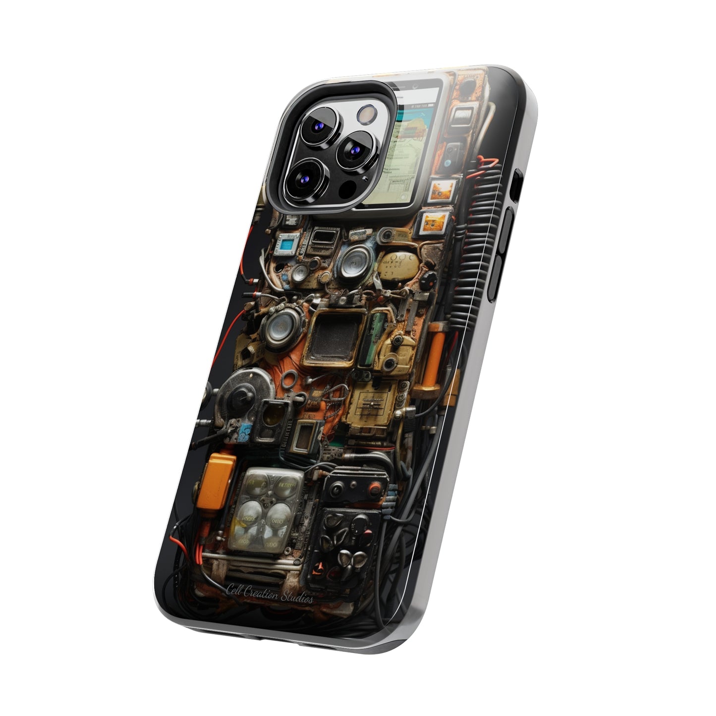 Introducing the "Tech Insight" Cell Phone Case – Explore Inner Workings with Transparent Design -Tough Phone Cases