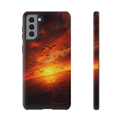 Introducing the "Sunset Soar" Cell Phone Case – Embrace Freedom and Beauty -Tough Cases