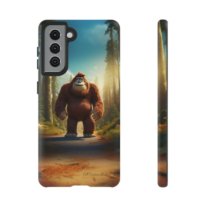 The "Trail Trekker" Bigfoot Cartoon Phone Case -Tough Cases