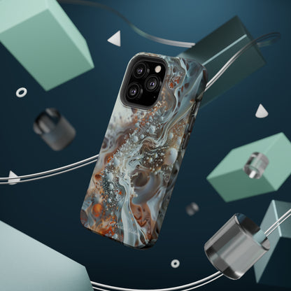 "3D Liquid Splash" -MagSafe Tough iPhone Cases