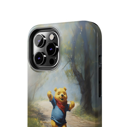 Introducing the "Winnie-The-Pooh Puddle Splash" Cell Phone Case – A Splash of Nostalgic Fun -Tough Phone Cases