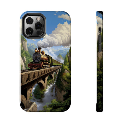 The "Scenic Mountain Train" Phone Case -Tough Phone Cases