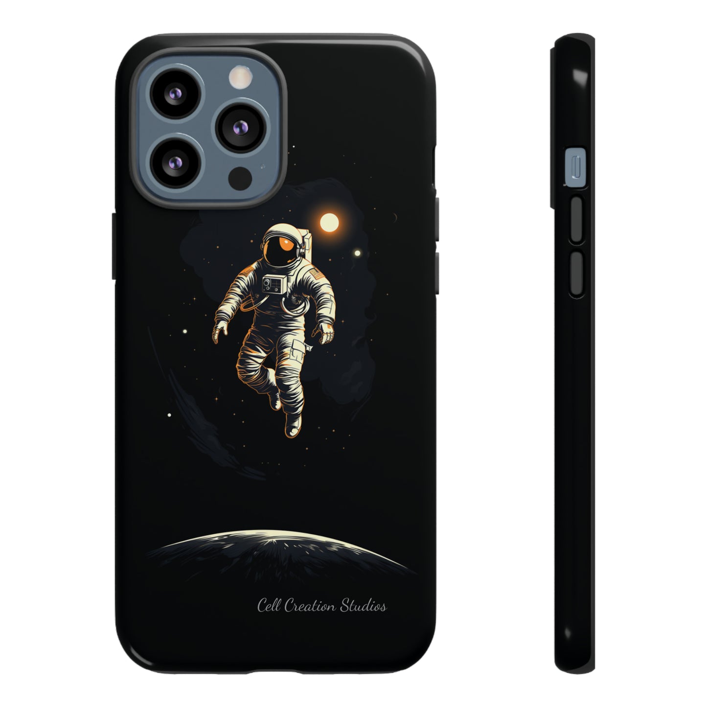 "Cosmic Explorer Astronaut" -Tough iPhone Cases