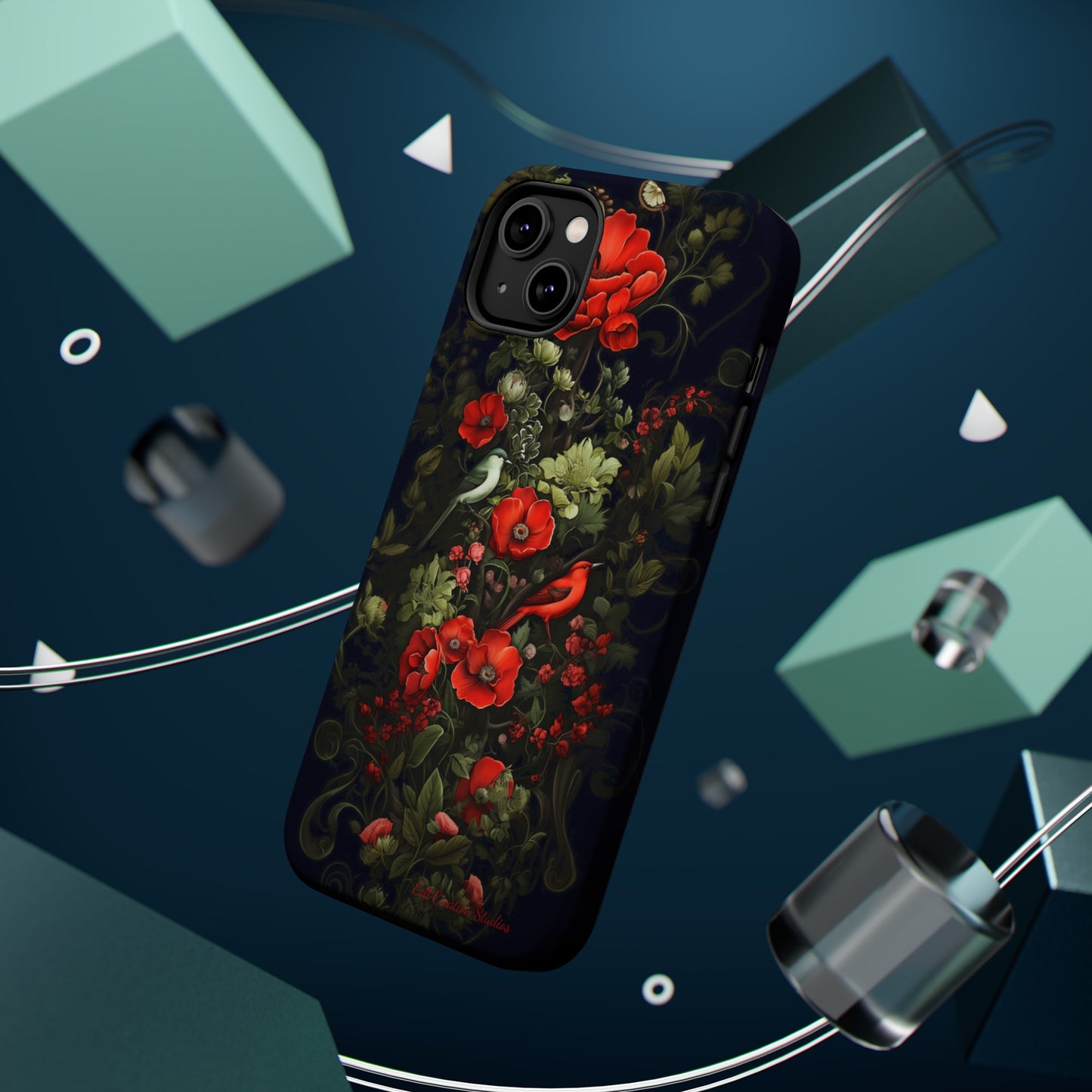 "Floral Serenade Elegance" -MagSafe Tough iPhone Cases