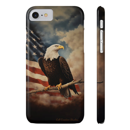 Introducing the "Eagle's Majesty" Cell Phone Case – Soar with American Pride -Slim Phone Cases