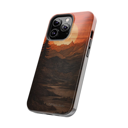 The "Sunset Mountains" Phone Case -Tough Phone Cases