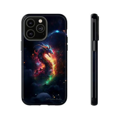 "Cosmic Dragon Unleashed" -Tough iPhone Cases