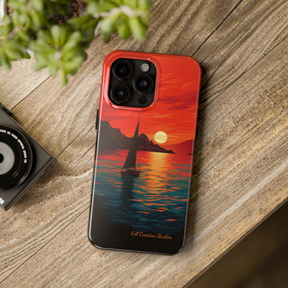 "Serenity at Sunset" -Tough iPhone Cases