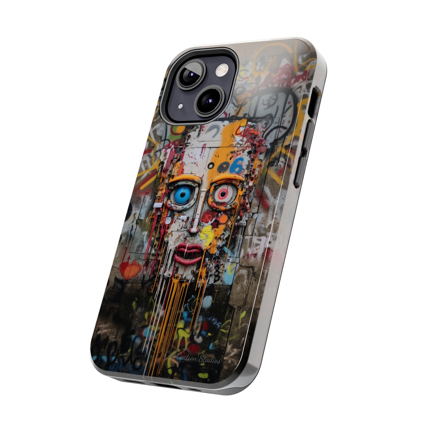 "Urban Graffiti Face" -Tough Phone Cases