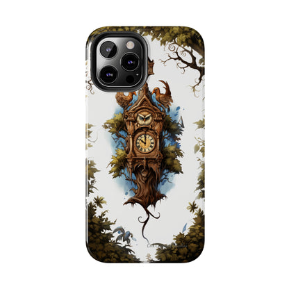 Introducing the "Timeless Charm Cuckoo Clock" Cell Phone Case – Embrace Vintage Elegance -Tough Phone Cases