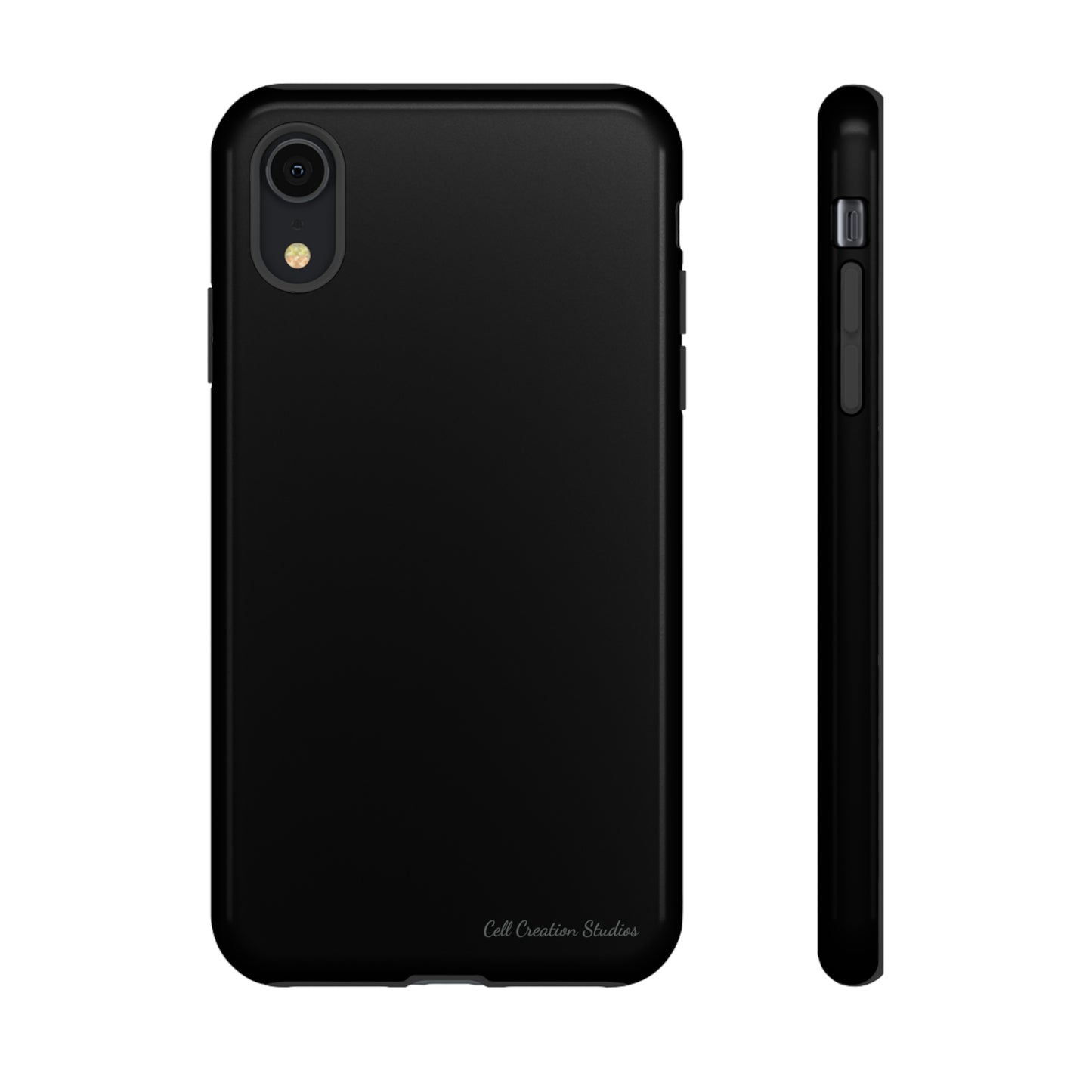 "Stealth Black Defender" -Tough iPhone Cases