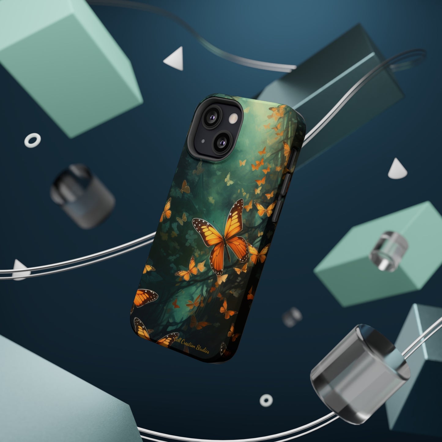 Introducing the "Butterfly Symphony" Cell Phone Case – Embrace the Dance of Nature! -MagSafe Tough Cases