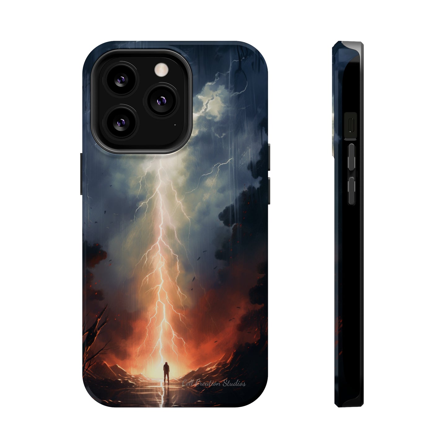 Introducing the "Thunderstrike" Cell Phone Case – Feel the Pulse of the Storm -MagSafe Tough Cases