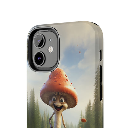 Introducing the "Smiling Mushroom" Cell Phone Case – Spread Joy with Every Glance! -Tough Phone Cases