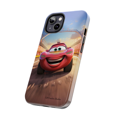 The "Smiling Red Racer" Phone Case -Tough Phone Cases