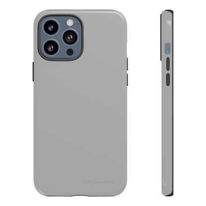 "Sleek Silver Essence" -Tough iPhone Cases