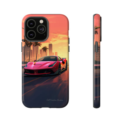 "Sunset Boulevard Ferrari Edition" -Tough iPhone Cases