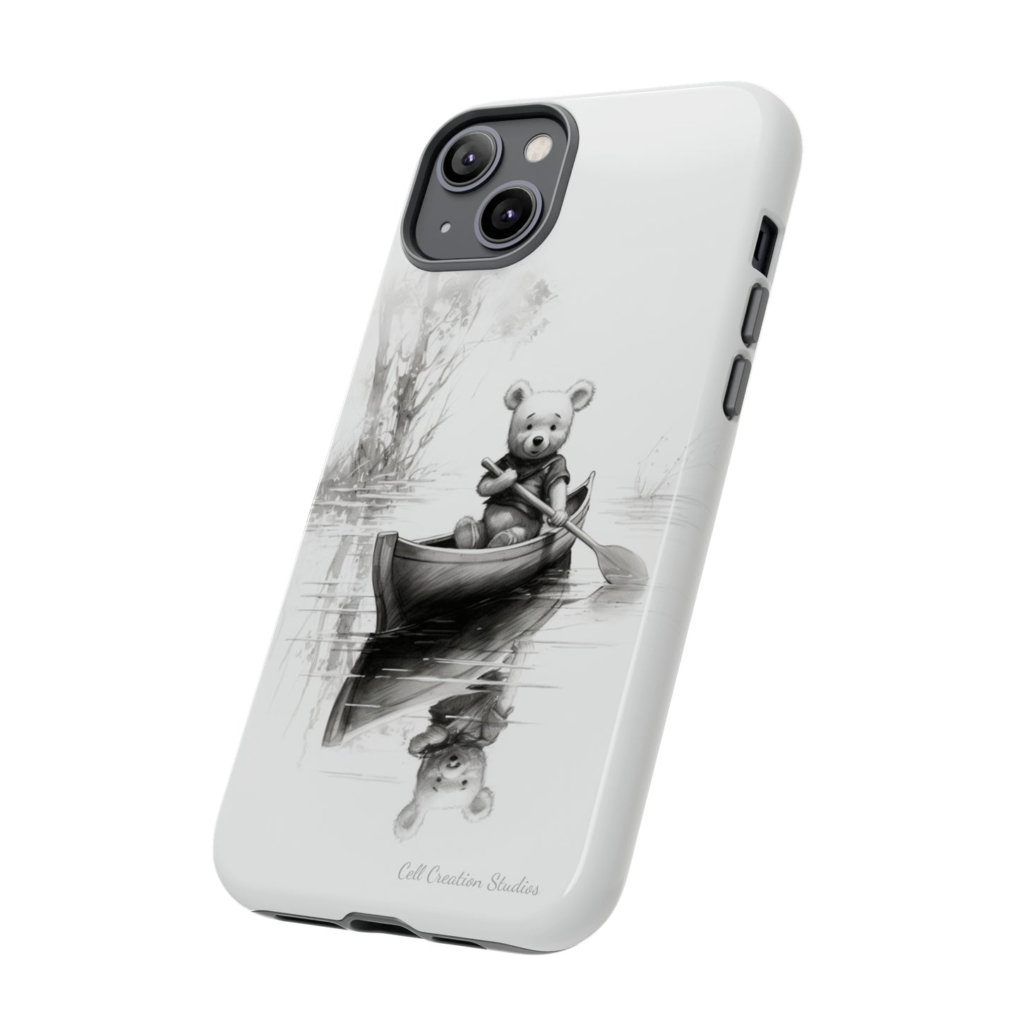 "Winnie-the-Pooh Rowing" Phone Case -Tough Cases