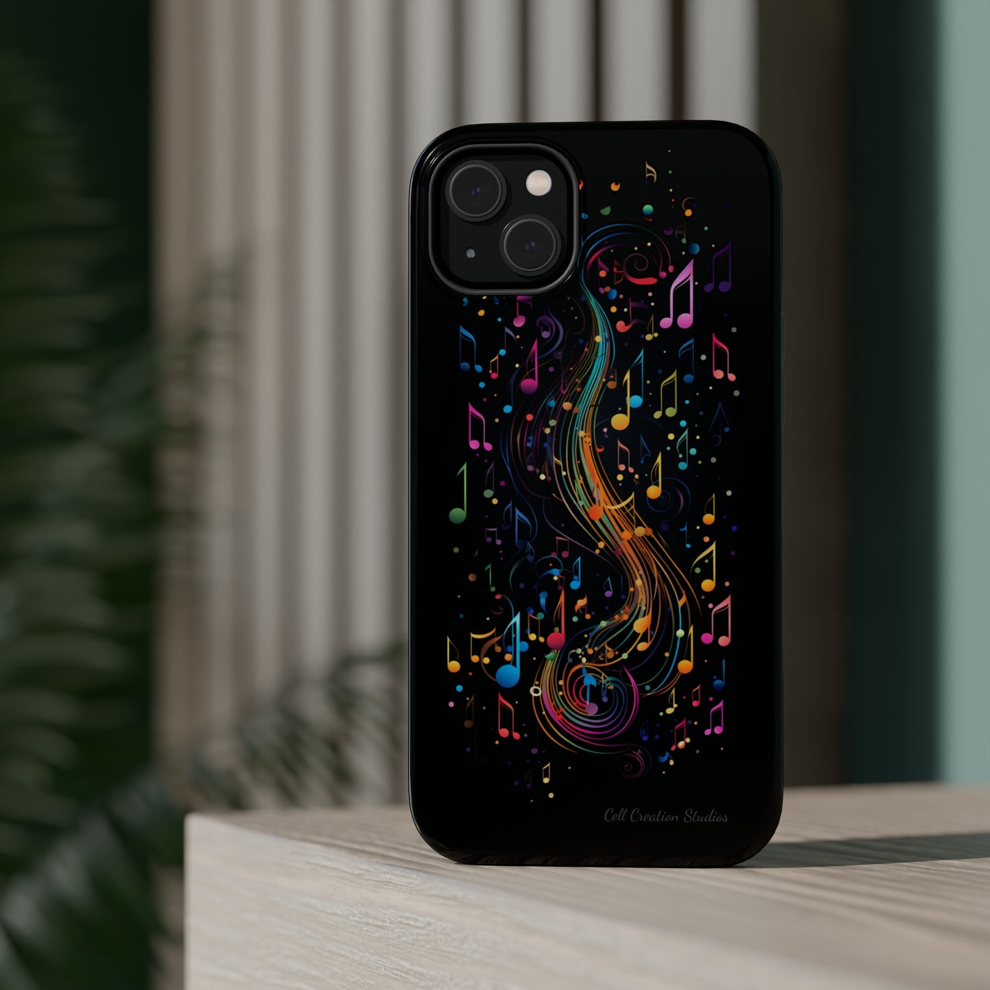 Elevate Your Style and Passion for Music with Our "Harmonious Notes" Cell Phone Case -MagSafe Tough Cases