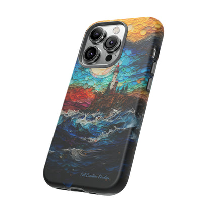 "Coastal Canvas Guardian" -Tough iPhone Cases