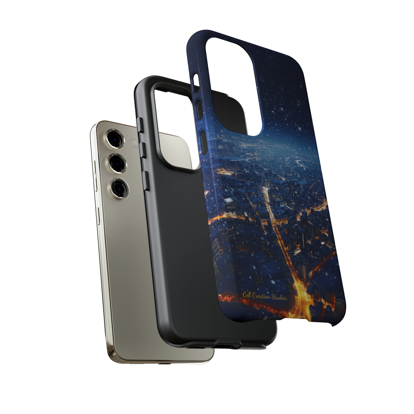 "Urban Snowfall Glow" -Tough Samsung Phone Cases