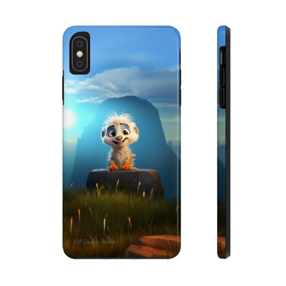 Introducing the "Mountain Explorer Buddy" Cell Phone Case – Embark on Adventures with an Animated Cute Animal -Tough Phone Cases