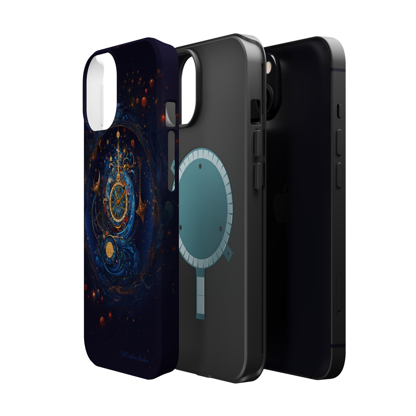 "Cosmic Clock Elegance" -MagSafe Tough iPhone Cases