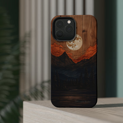 "Elevate Your Style with the Mountain Moonlight Phone Case" -MagSafe Tough Cases