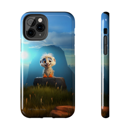 Introducing the "Mountain Explorer Buddy" Cell Phone Case – Embark on Adventures with an Animated Cute Animal -Tough Phone Cases