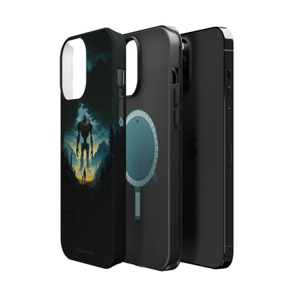 Introducing the "Rising Titan" Cell Phone Case – Witness the Astonishing Emergence of a Giant Robot! -MagSafe Tough Cases