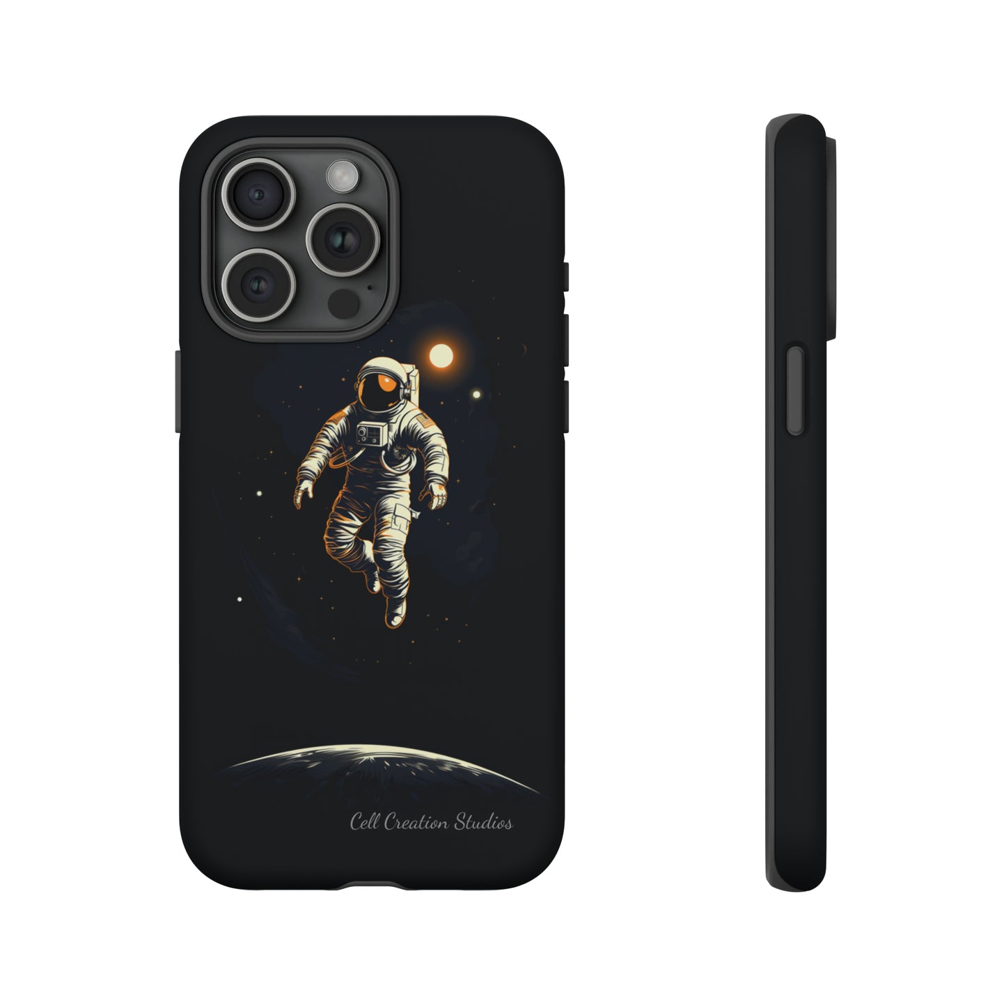 "Cosmic Explorer Astronaut" -Tough iPhone Cases