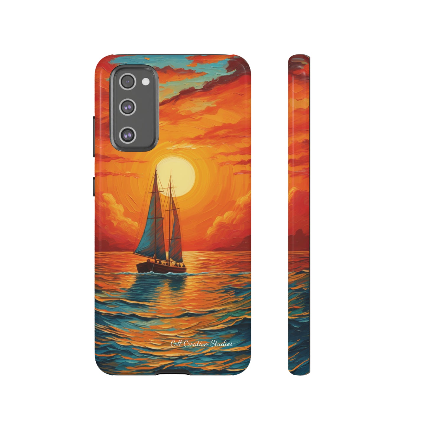 "Sailboat Sunset" - Tough Samsung Cases