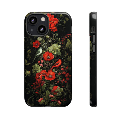 "Floral Serenade Elegance" -Tough iPhone Cases