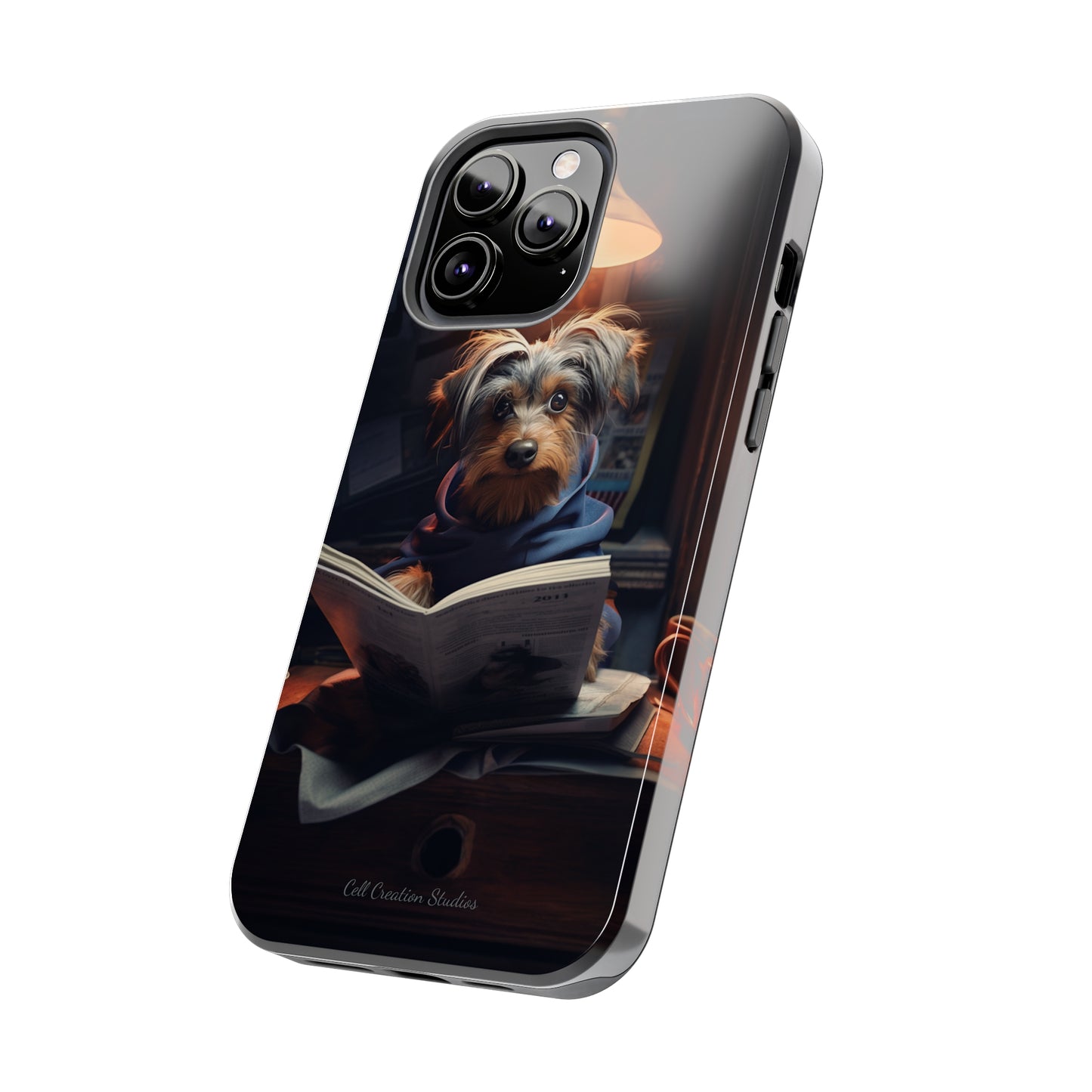 Introducing the "Canine Chronicle" Cell Phone Case – Where Tail-Wagging Tales Unfold! -Tough Phone Cases