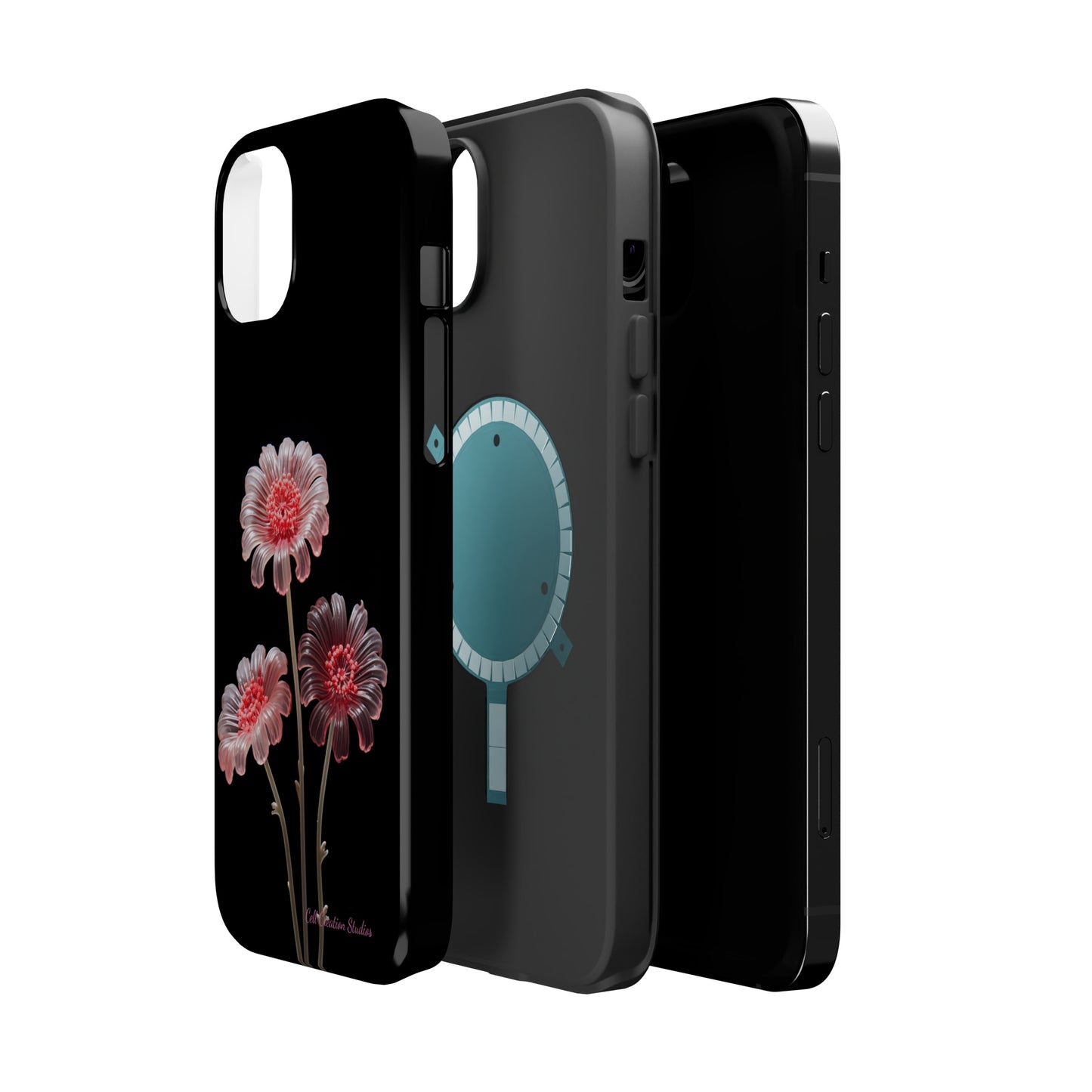 The "Desert Rose Glass Blossom" Phone Case -MagSafe Tough Cases