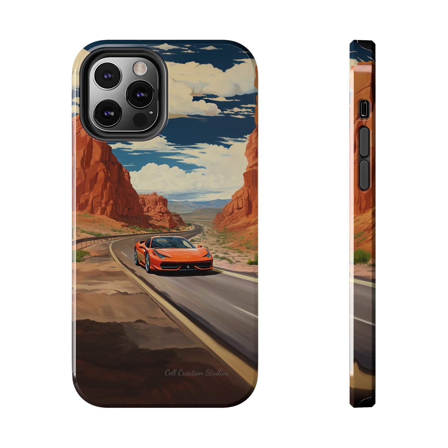 "Desert Racer Ferrari Edition" -Tough iPhone Cases