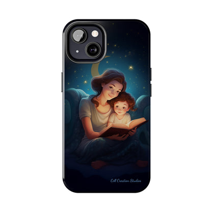 Introducing the "Bedtime Story Bliss" Cell Phone Case – Cherish Heartwarming Moments with Every Glance -Tough Phone Cases