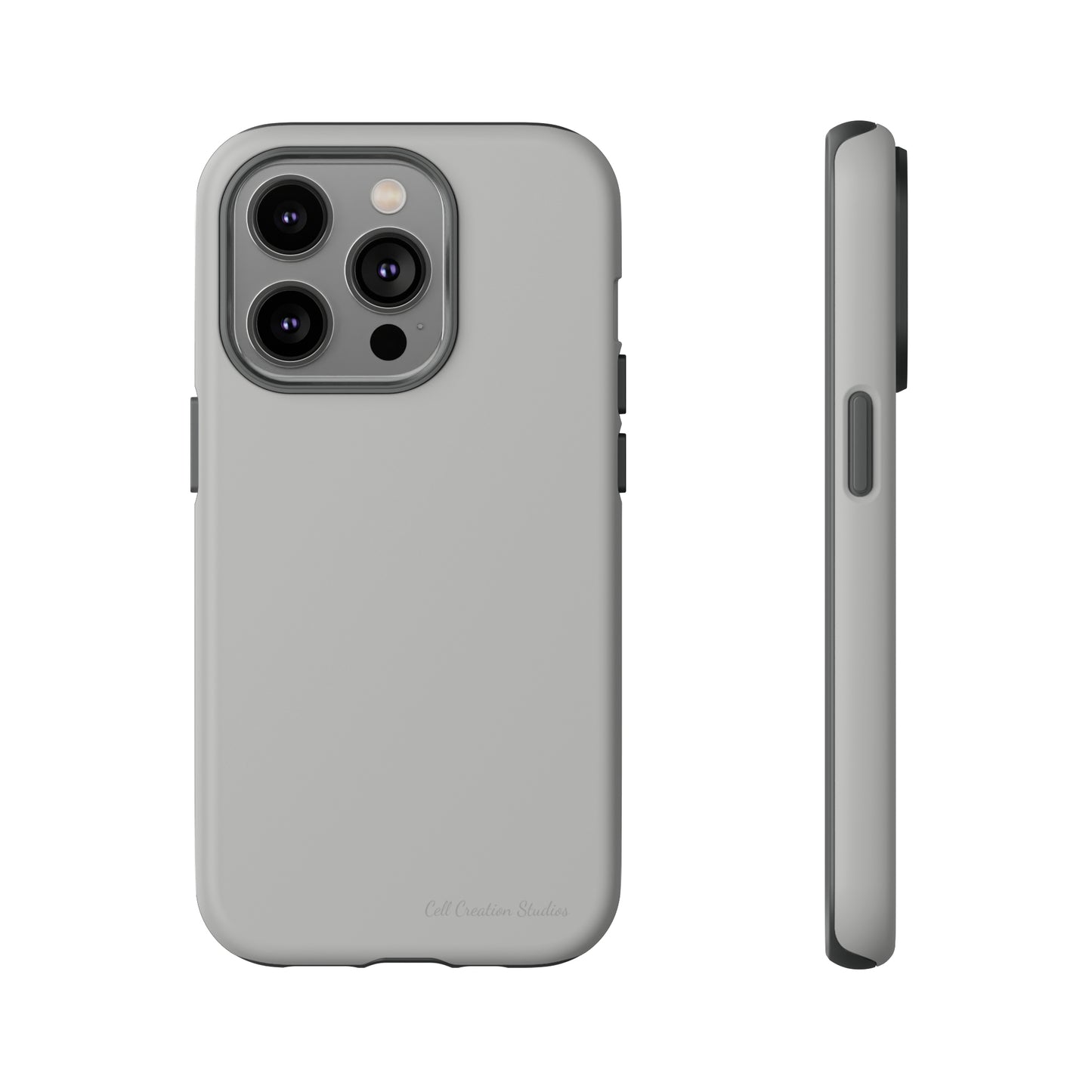 "Sleek Silver Essence" -Tough iPhone Cases